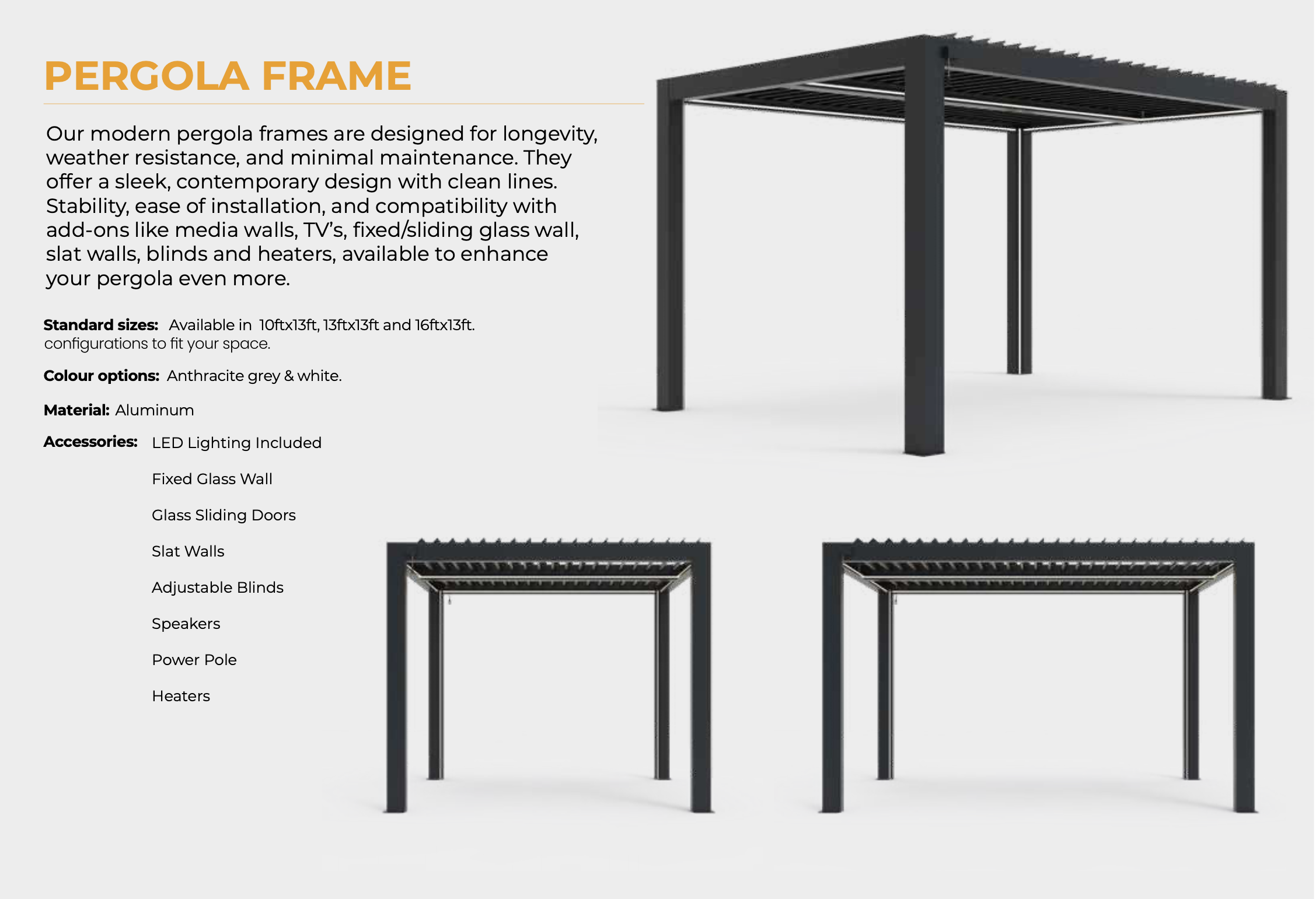 Shadespan Pergola Size